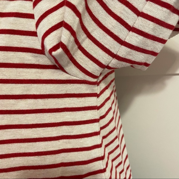 DELETTA Celina Striped Bell Sleeve Top - Picture 5 of 9